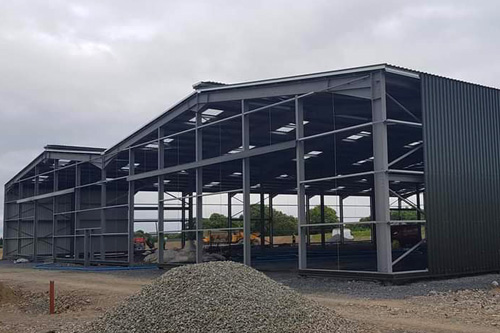 commercial building supply and erection services