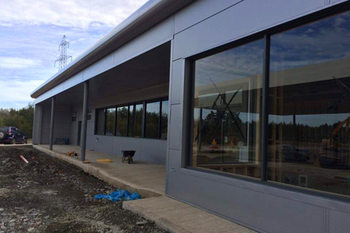 commercial building supply and erection services